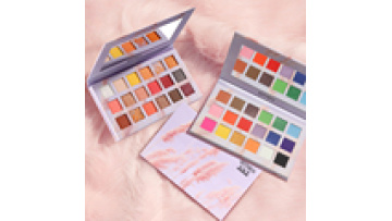 Wholesale Or OEM Cosmetics 18 color matte Glitter mix match Private Label Cheap Eyeshadow Palette1