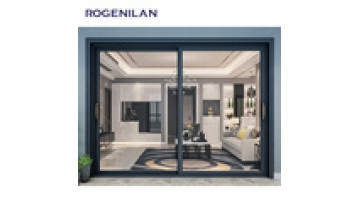 Customized American standard new design modern double glazed patio glass sliding door1