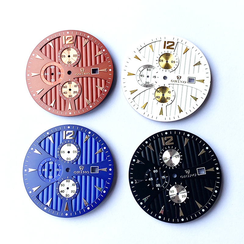 stamped watch dial 