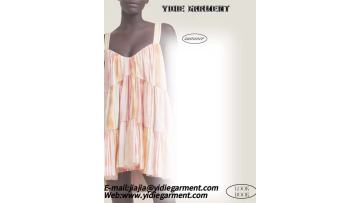 Women's Pink Stripe-print Dress
