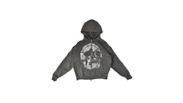 Custom 500gsm Skeleton Pattern Silk Screen Printing Vintage Acid Wash Mens Hoodies & Sweatshirts1