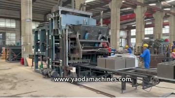 Cement concrete block forming machine