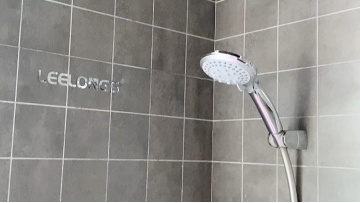 5 functions chrome and grey plate 5 modes bathroom shower with shower hose handheld shower head1