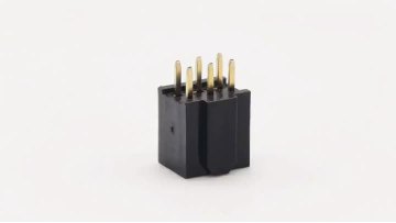 2.54mm Pitch Female Header Connector Dual Row Y-type Fully Convex Non-clogging Holes H8.5mm 2*3P