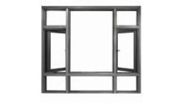 Antique Design Aluminum Casement Window with Broken Bridge Technology and Mosquito Net1