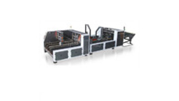 2500 Double pieces Automatic folder stitcher gluer machine/ carton box folder gluer stitcher automatic carton box stitching1