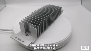 Anodized aluminum extrusion heatsink for led light1