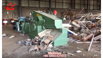 250 Ton Alligator Shear for Scrap Metal Recycling in South America