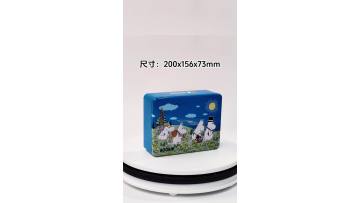 Size 200x156x73mm Rectangular Gift Tin Box