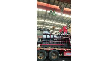 280T hydraulic scrap metal baler