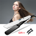 Professional Wide Plates Hair Straightener Curler Ceramic Flat Iron Keratin Straightening Curling Irons Styling Tool 360 Degree9