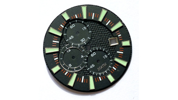 DL-305 Chrono watch dial