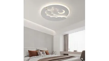 Creative Cartoon Moon Ceiling Lamp for Kids′ Rooms1