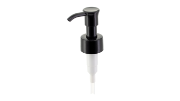 24/410 Black Lotion Pump with Safety Clip