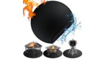Fire Pit Mat for Stove Bonfire Round Fireproof Under Grill Mat Oil-Proof Waterproof BBQ Pad for Deck Patio Grass Outdoor1