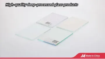 2/3/4mm Round Flat Circular Transparent Tempered Sheet Glass with Anti Reflective Coating Lens/Black Silk Screen Printed for LED Lamp Lighting Light Cover1