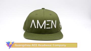 Army Green Snapback Hat