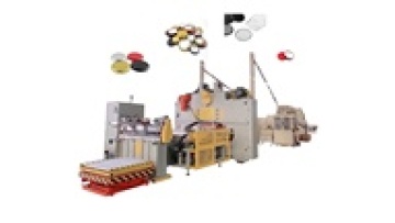 Automatic Glass Bottle Jar twist off Screw  Lug Cap Making Machine Production Line for food can1