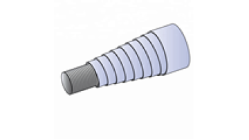 Steel Spring telescopic cover Spiral steel belt bellows cover1
