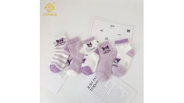 Korean version cartoon Kuromi short socks for girls boneless socks