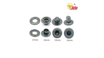 8# Brass Blister Snap Fastener Set