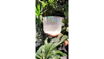 Q're selenite alchemy crystal singing bowl