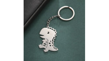 Custom Stainless Steel Keychain Metal logo Pendant Name if Lost Keyring Durable Metal Logo Charm Key Chain1