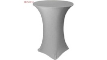 Hot sale diameter 80cm birthday spandex round table cover with super stretch dinning table cover set for wedding banquet1