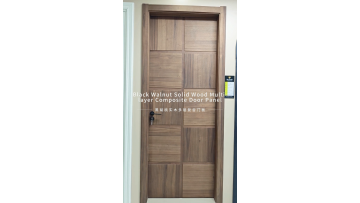 Painted solid wood door