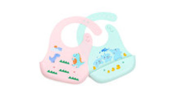 A Wholesale High Quality Custom Organic Animal Sublimation Bandana Waterproof Silicone Baby Bib1