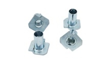 Manufacturer Custom Carbon Steel Two Claw Nail Two Pin Nut T Nut for Furniture Fastener Hardware Accessories1