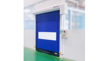 Metal-Free Reset Zipper Door Self-Repairing High Speed Pvc Industrial Rolling Door Fast Rolling Door For Textile Workshop1