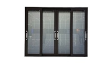 Automatic Double Tempered Glass Aluminum Sliding Glass Door1