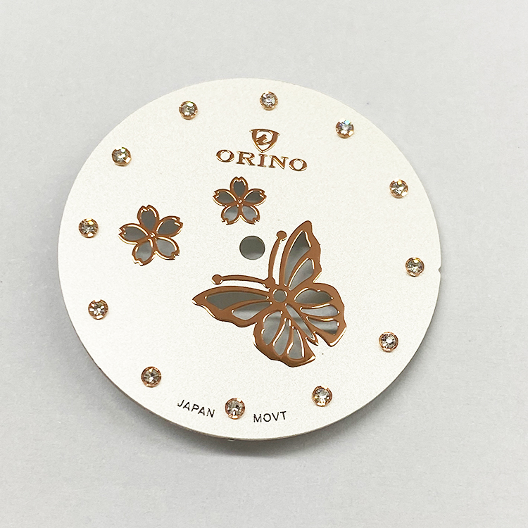 sandblasted watch dial 