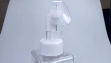 317-foam pump bottle with brush