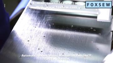 Automatic Placket Setting Machine for Polo Shirts