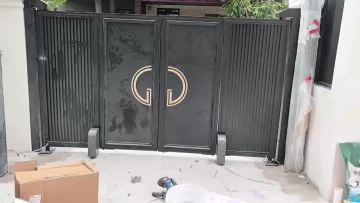 aluminium alloy gate for stairs no drill