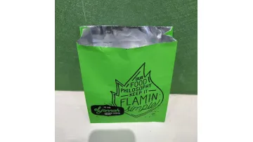 Aluminium Paper Bag Kebab Bags with Foil Lining to Retain Heat Sandwich1
