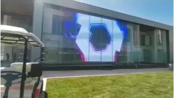 Transparent LED Screen for Shop