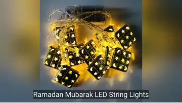 Enchanting Ramadan Mubarak LED String Lights for Celebrations1