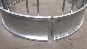 SUPPLIER CIRCULAR FEEDER GALVANIZE ROUND HAY FEEDER CATTLE LARGE1