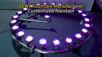 Customized music fountain