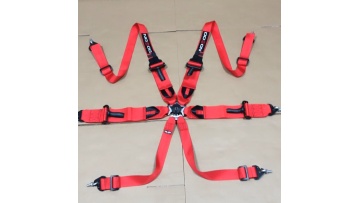 Factory direct sale universal 6 point adjustable harness racing seat belt,racing harness1
