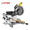 LIVTER professional industrial sliding mitre saw wood aluminum cutting power tools miter saw machine