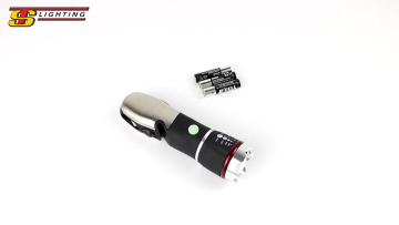Car Escape Emergency Rechargeable 3W Multi tool Torch Flashlight1