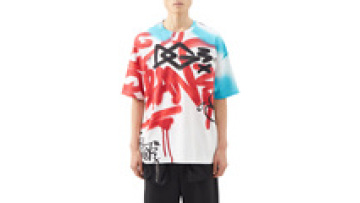 High Quality All Over Digital Print Cotton Loose Tshirt Designer Tshirts for Men1
