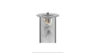 Elegant stainless steel drainpipe