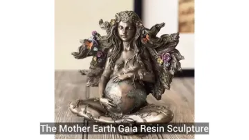 Mother Earth Gaia Statue Resin Craft Ornament, Mother Earth Home Decor1
