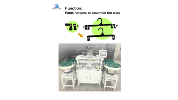 Fully automatic plastic hanger manufacturing equipment