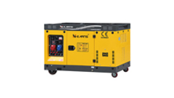 15KVA air-cooled V-twin cylinder diesel engine driven small silent diesel generator1